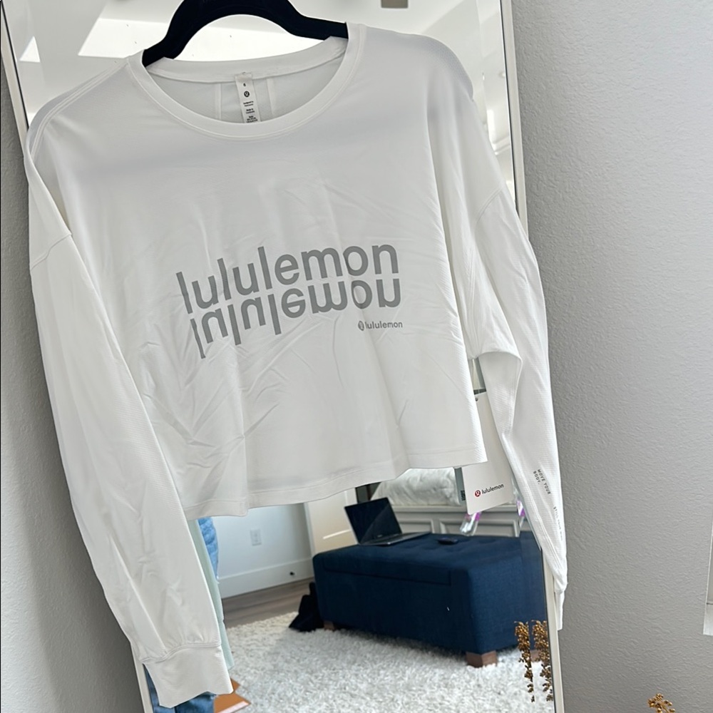 lululemon athletica White Long Sleeve Top